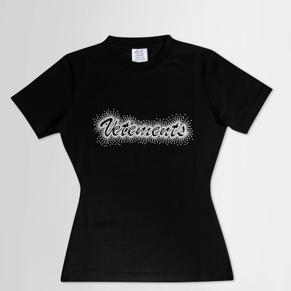 Bling Logo Fitted Women’s T-Shirt